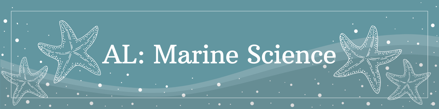 Welcome to AL: Marine Science Class Banner